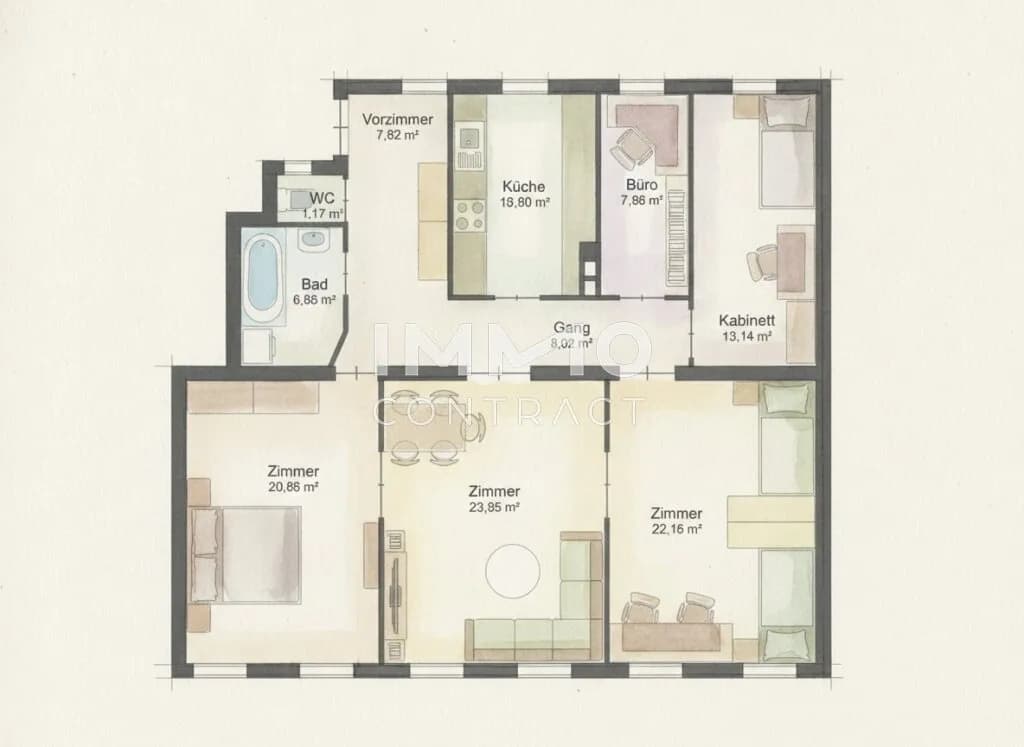 5-Zimmer-Wohnung kaufen in Wien – 122 m², € 319.000 – Bild 7 von 7