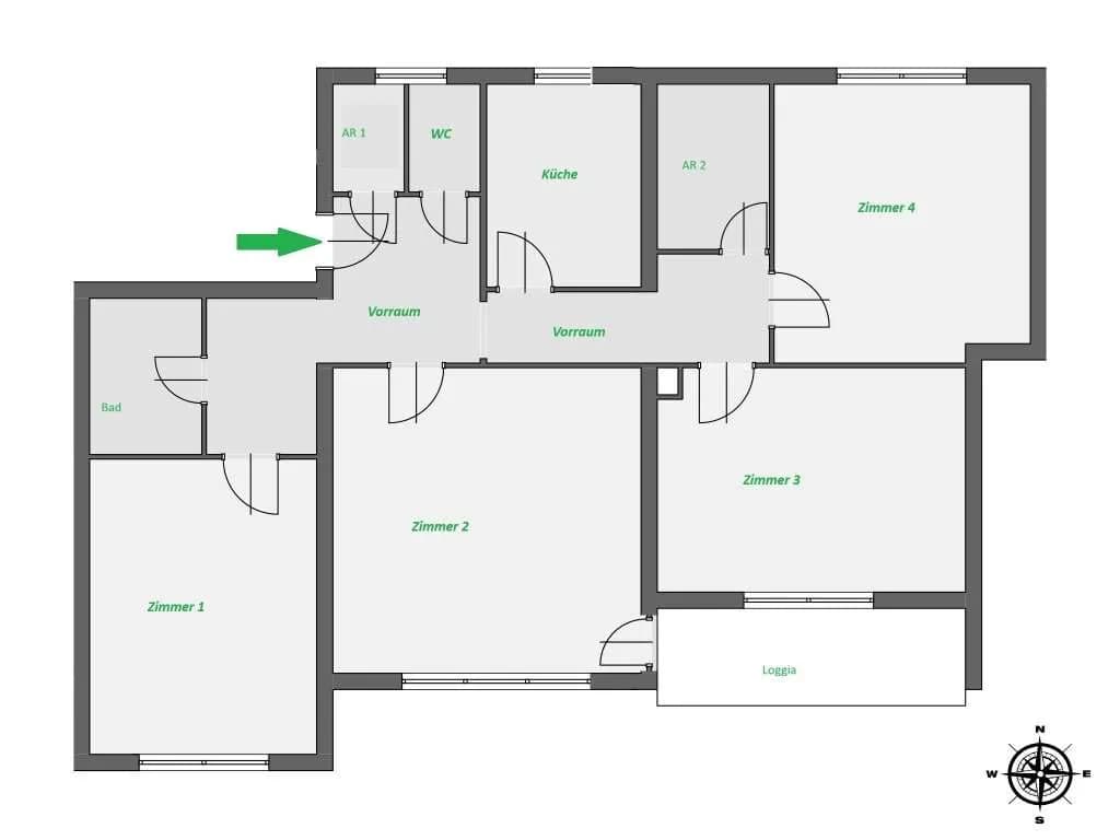 4-Zimmer-Wohnung kaufen in Leoben – 110 m², € 179.000 – Bild 14 von 14