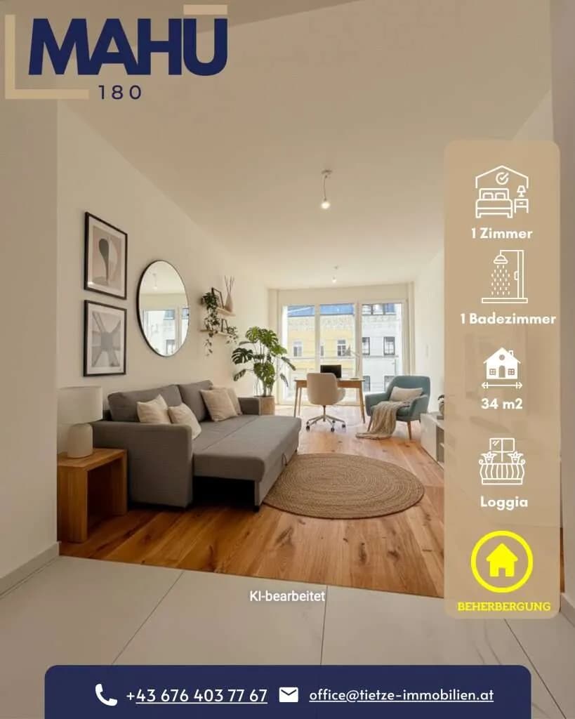 1-Zimmer-Wohnung kaufen in Wien – 33,79 m², € 340.000