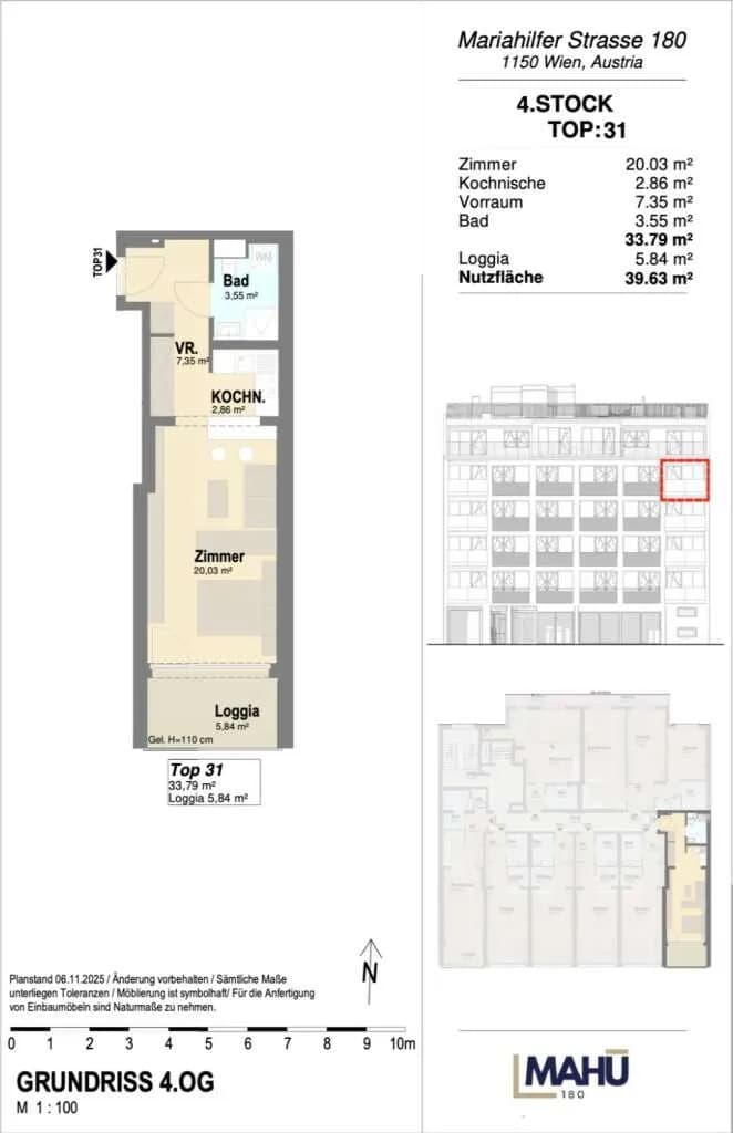 1-Zimmer-Wohnung kaufen in Wien – 33,79 m², € 340.000 – Bild 11 von 11