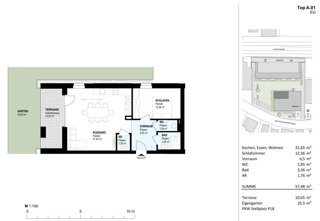 2-Zimmer-Wohnung kaufen in Vöcklabruck – 57,48 m², € 254.700 – Bild 12 von 17
