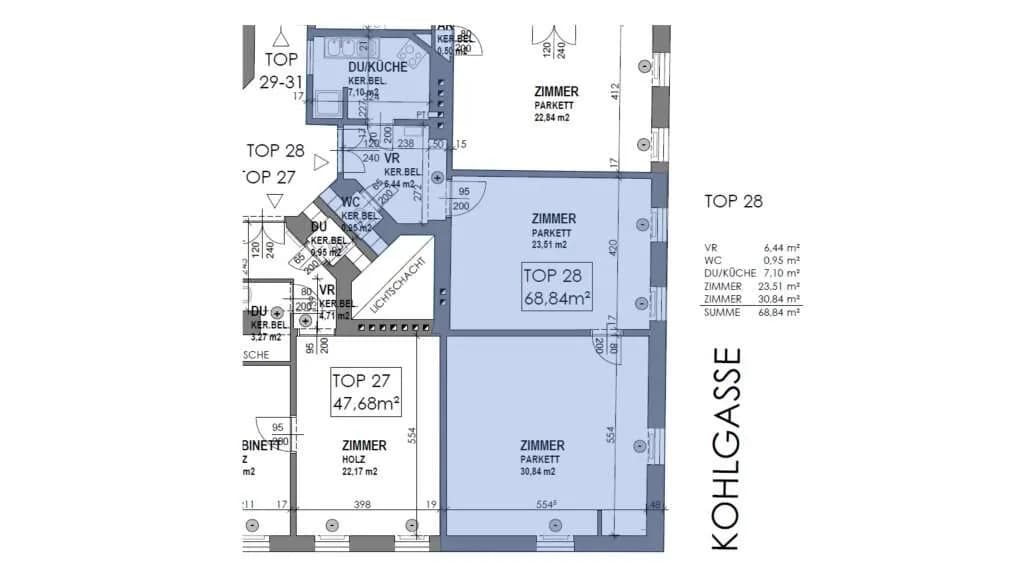 2-Zimmer-Wohnung kaufen in Wien – 68,84 m², € 299.000 – Bild 11 von 12