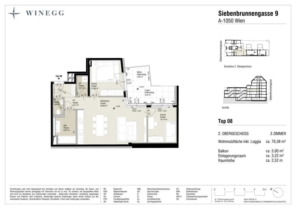 Immobilie kaufen in Wien – 67,03 m², € 574.500 – Bild 9 von 9