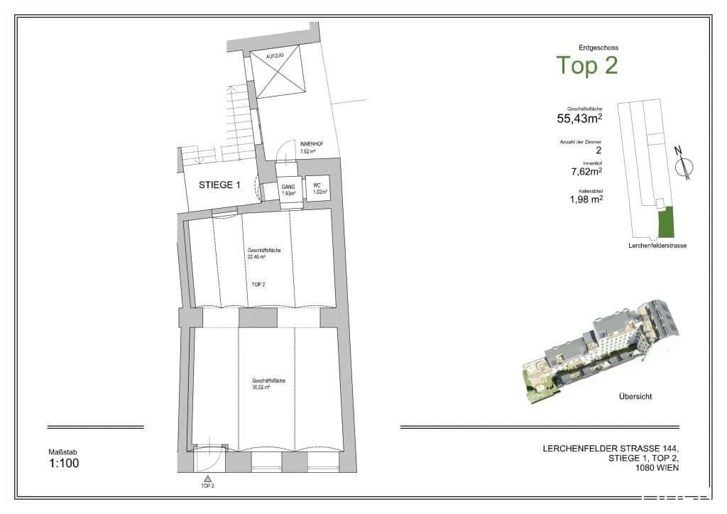 Gewerbeimmobilie kaufen in Wien – 55,24 m², € 349.000 – Bild 7 von 7
