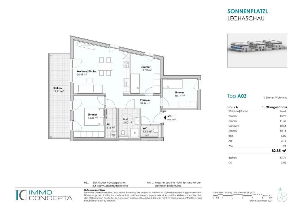 4-Zimmer-Wohnung kaufen in Reutte – 83 m², € 426.000 – Bild 12 von 12