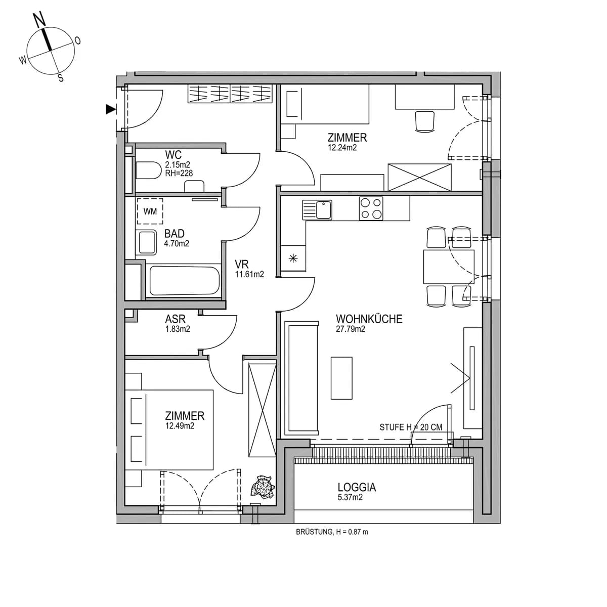 3-Zimmer-Wohnung kaufen in Wien – 72,81 m², € 472.000 – Bild 9 von 10