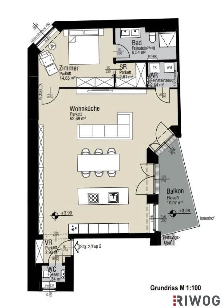 3-Zimmer-Wohnung kaufen in Wien – 93,4 m², € 890.000 – Bild 18 von 20