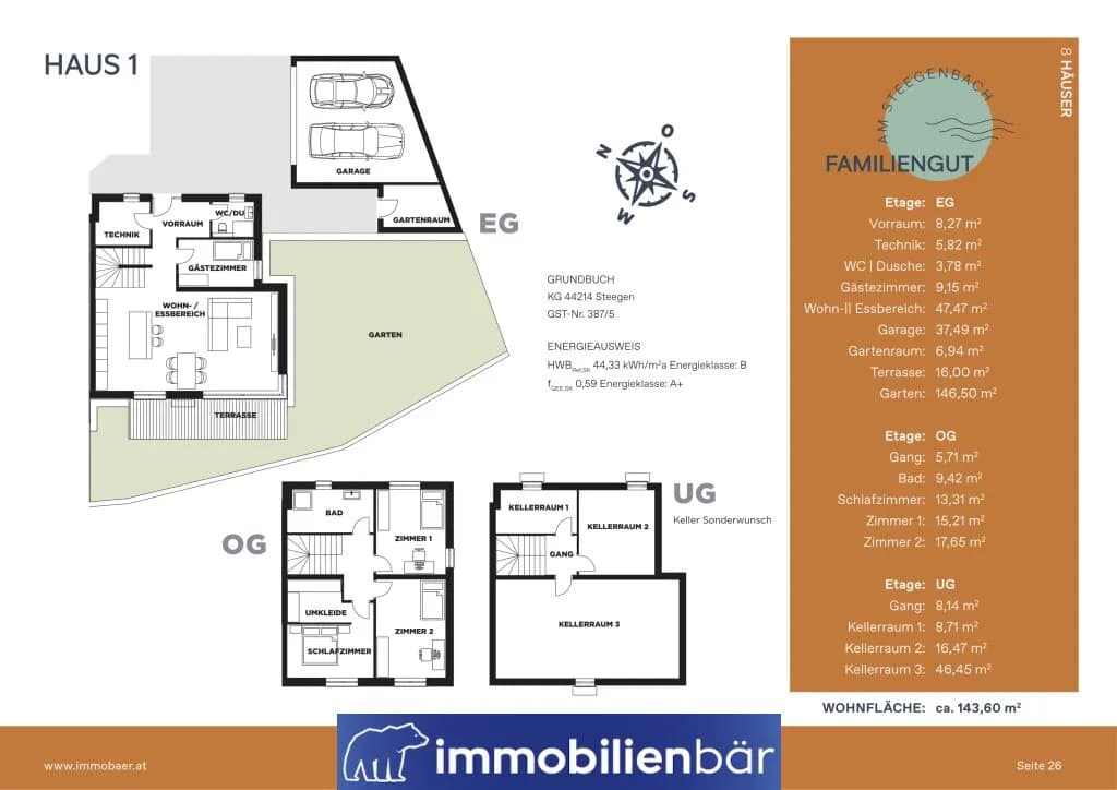5-Zimmer-Haus kaufen in Grieskirchen – 142,52 m², € 555.000 – Bild 12 von 13