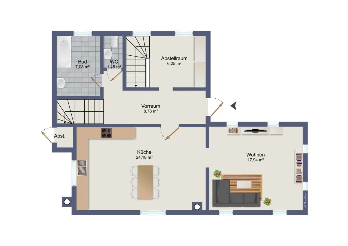3-Zimmer-Haus kaufen in Weiz – 115 m², € 349.000 – Bild 49 von 50