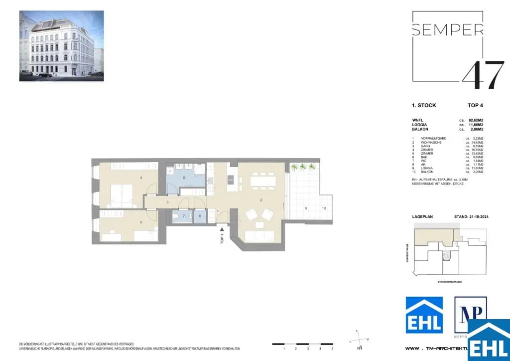 3-Zimmer-Wohnung kaufen in Wien – 82,62 m², € 820.000 – Bild 5 von 5
