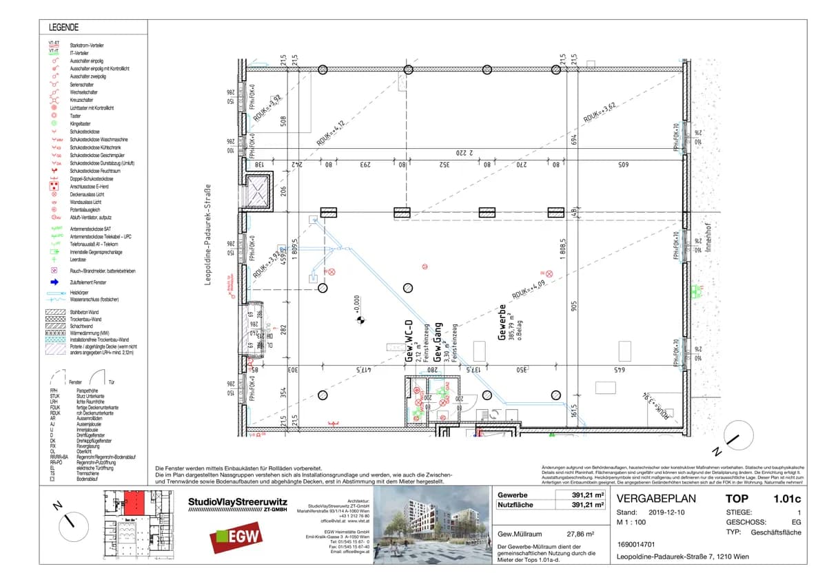 1-Zimmer-Gewerbeimmobilie mieten in Wien – 394 m², € 5.333 – Bild 4 von 9