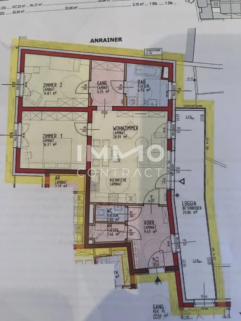 3-Zimmer-Wohnung mieten in Melk – 107,26 m², € 916 – Bild 13 von 13