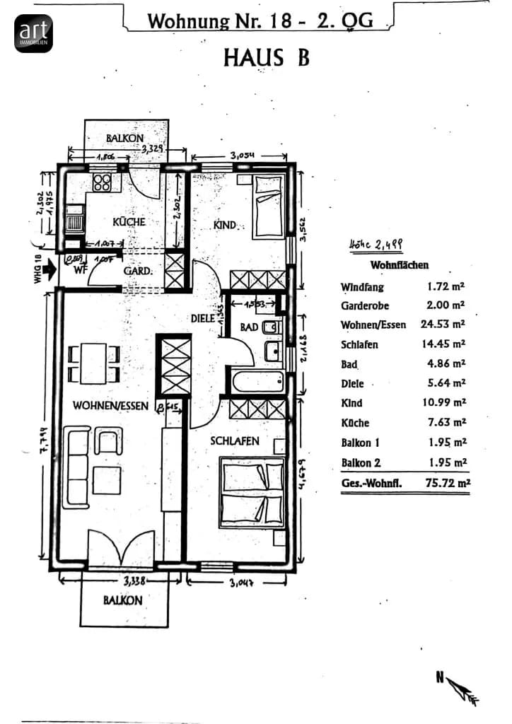 3-Zimmer-Wohnung kaufen in Österreich – 72 m², € 298.000 – Bild 14 von 14