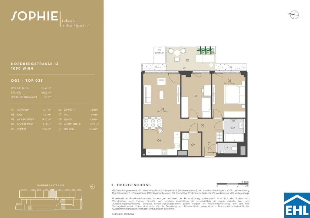 3-Zimmer-Wohnung kaufen in Wien – 70,27 m², € 626.900 – Bild 21 von 21
