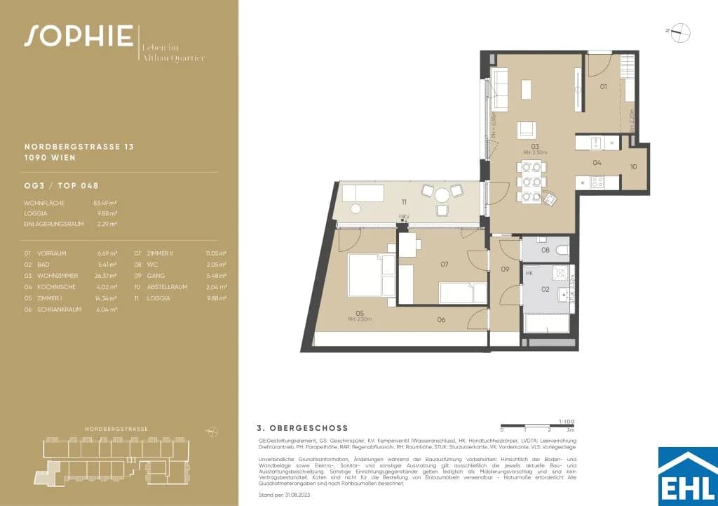 3-Zimmer-Wohnung kaufen in Wien – 83,49 m², € 713.900 – Bild 19 von 19