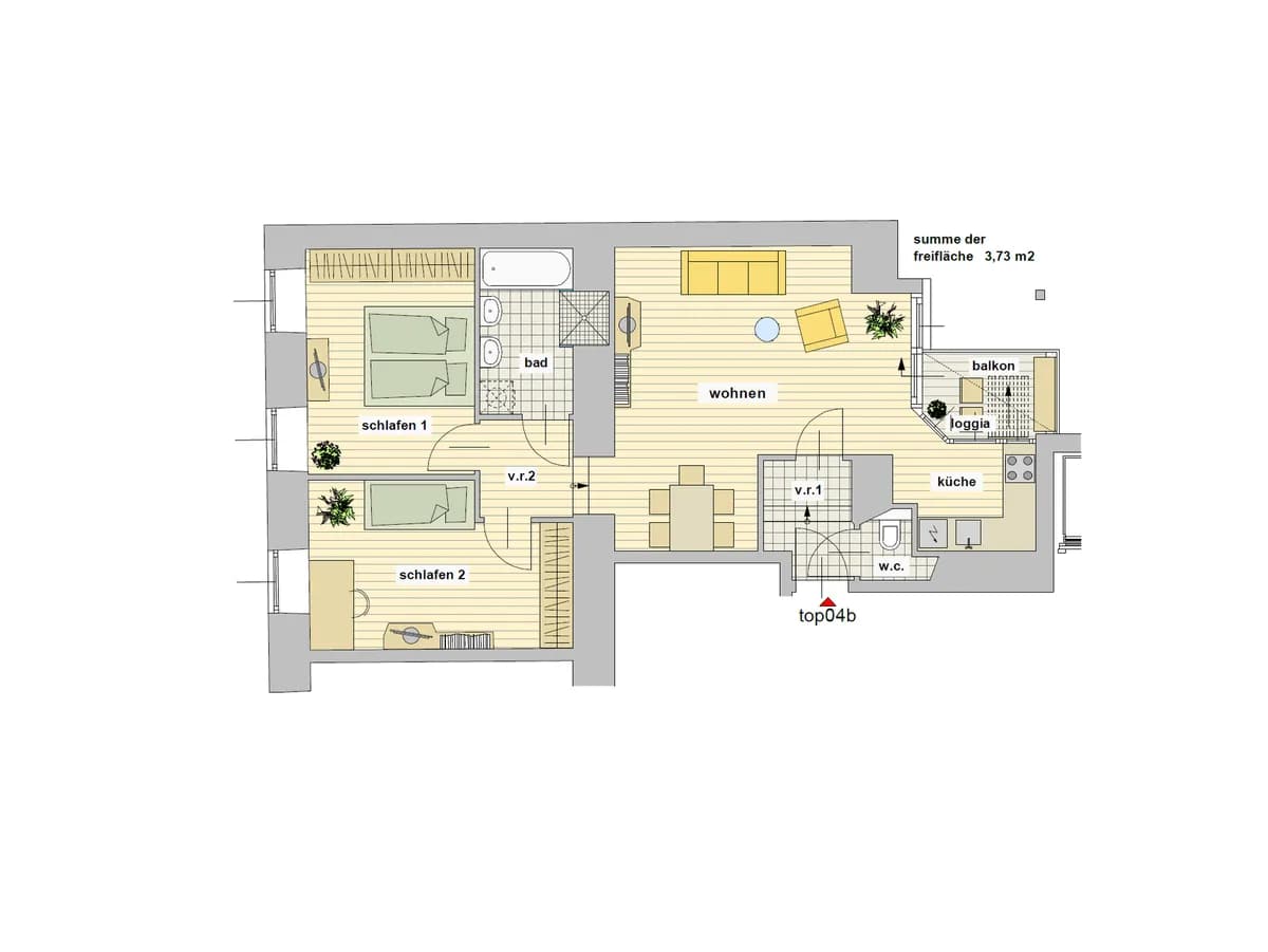 3-Zimmer-Wohnung kaufen in Wien – 76,22 m², € 380.000 – Bild 8 von 11