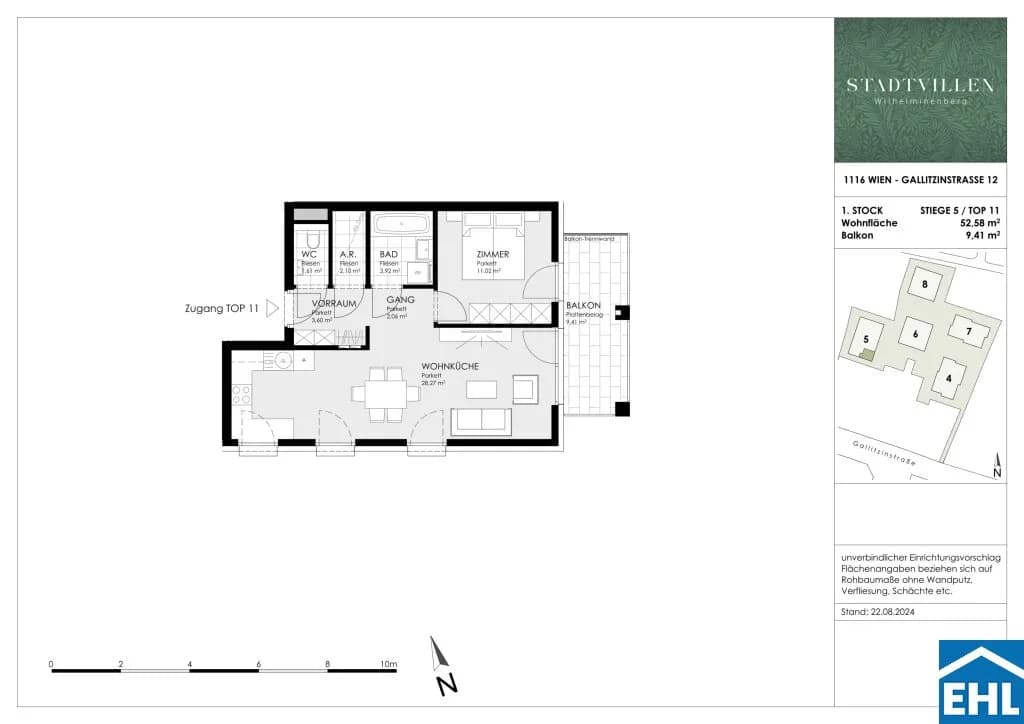 Immobilie kaufen in Wien – 52,58 m², € 352.084 – Bild 15 von 15