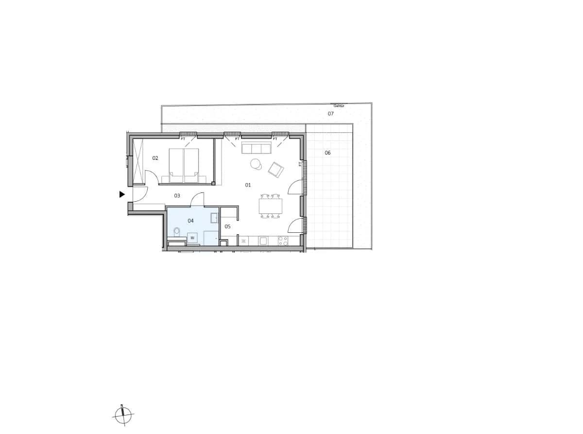2-Zimmer-Wohnung kaufen in Villach – 60 m², € 316.900 – Bild 2 von 5
