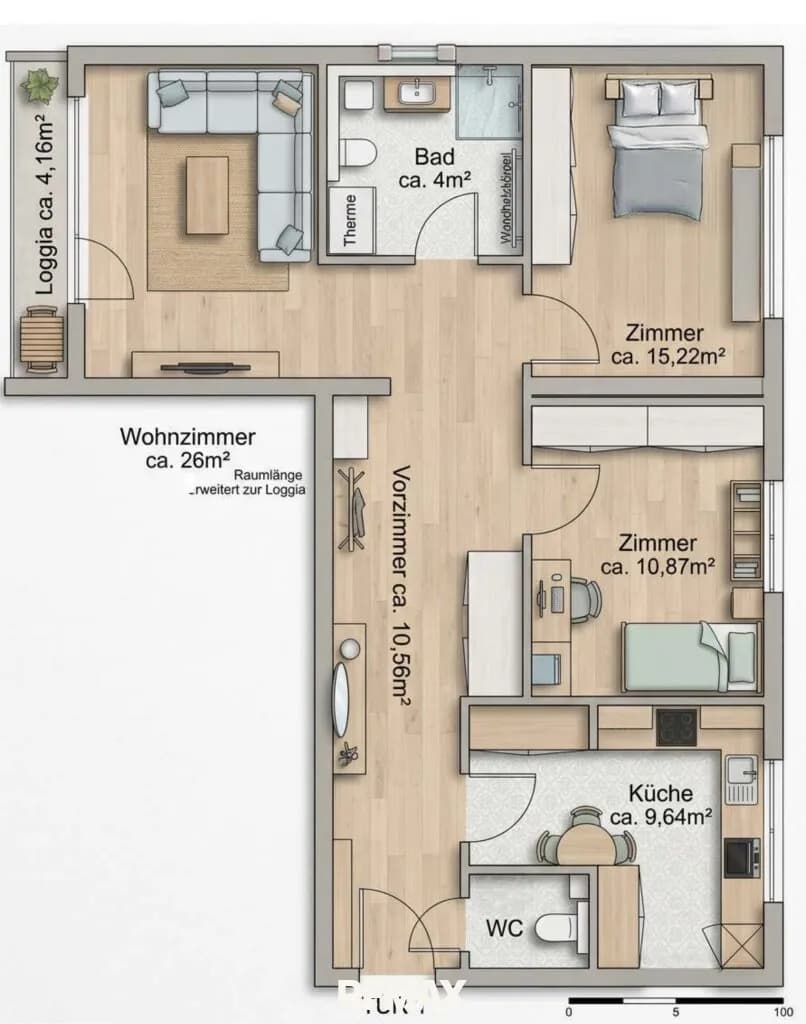 3-Zimmer-Wohnung kaufen in Wien – 79,45 m², € 268.000 – Bild 27 von 27