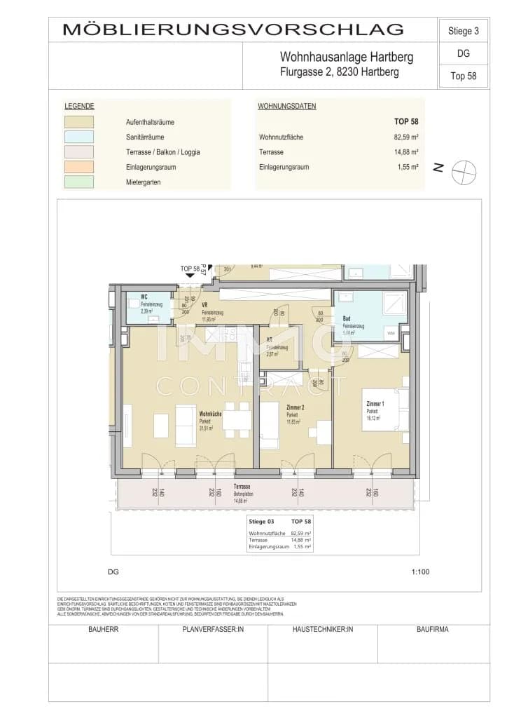3-Zimmer-Wohnung kaufen in Hartberg-Fürstenfeld – 82,59 m², € 374.924 – Bild 12 von 13