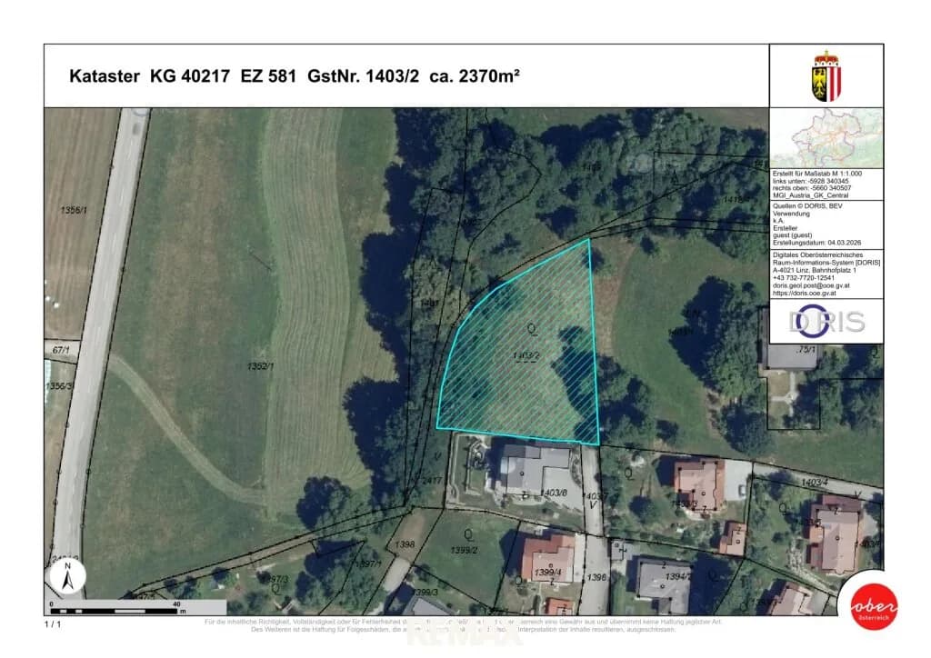 Grundstück kaufen in Braunau am Inn – 2 370 m², € 165.000 – Bild 6 von 7