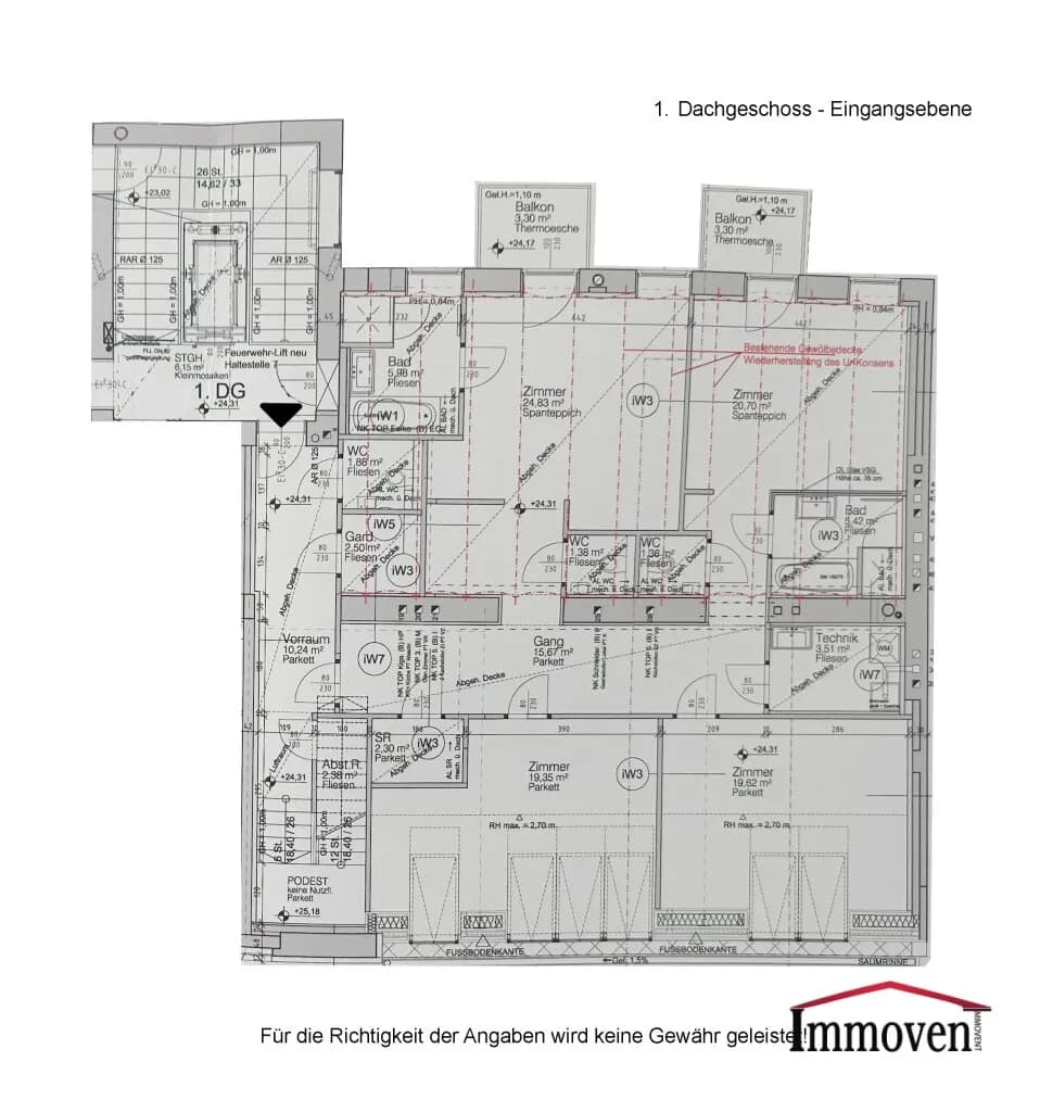 5-Zimmer-Wohnung mieten in Wien – 227 m², € 6.858 – Bild 24 von 25