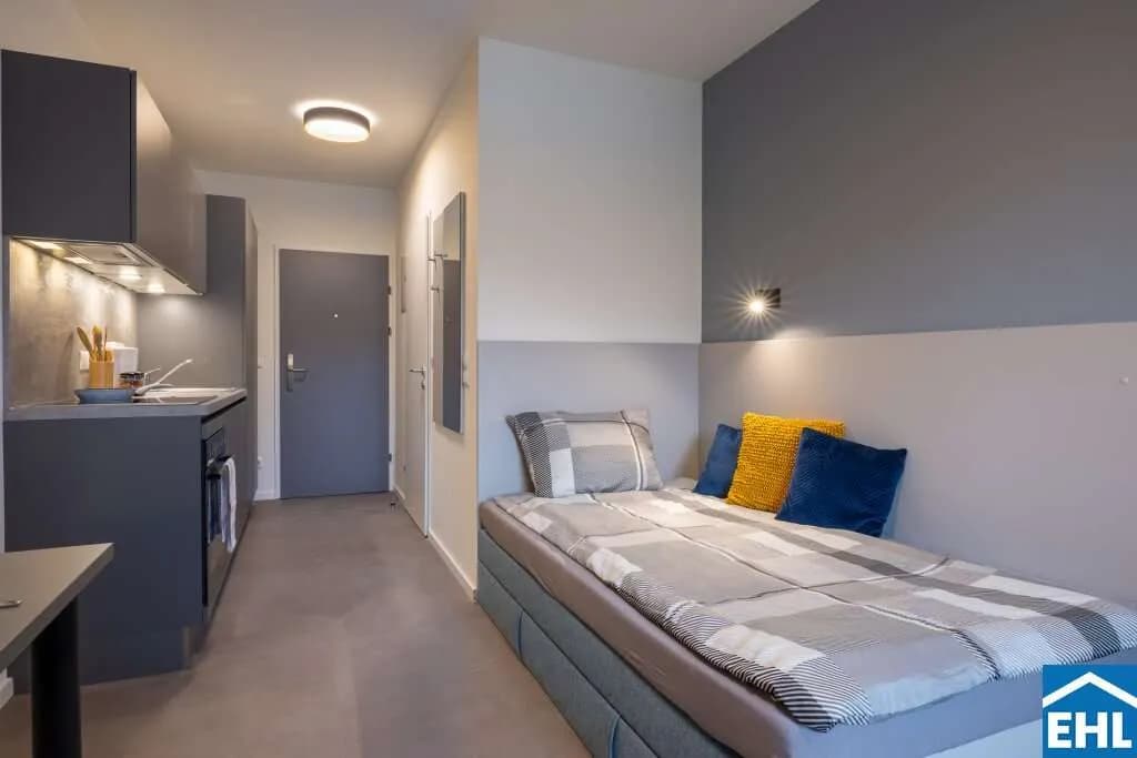 1-Zimmer-Wohnung mieten in Graz – 18 m², € 640