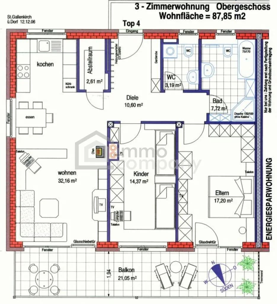 3-Zimmer-Wohnung kaufen in Bludenz – 88 m², € 430.000 – Bild 19 von 20
