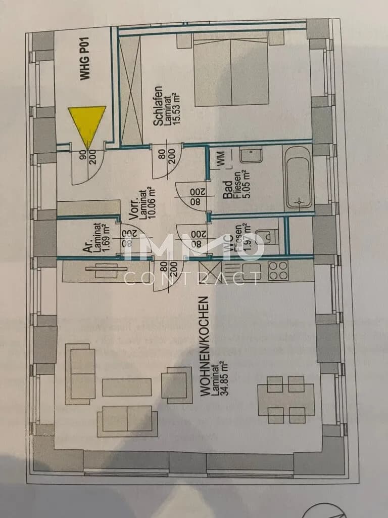 2-Zimmer-Wohnung mieten in Amstetten – 69,02 m², € 878 – Bild 10 von 10