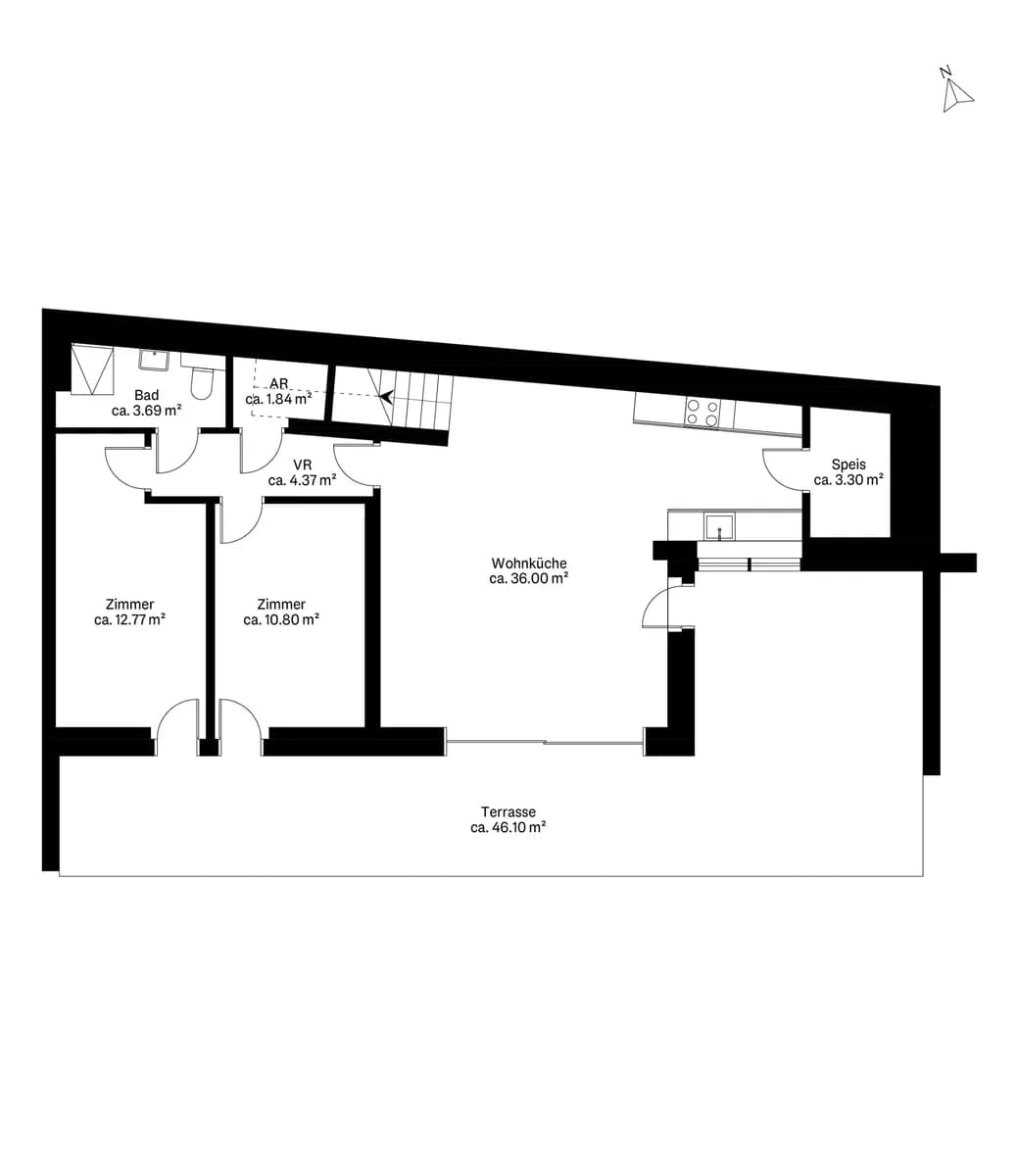 4-Zimmer-Wohnung kaufen in Sankt Pölten Land – 104,59 m², € 690.000 – Bild 11 von 13