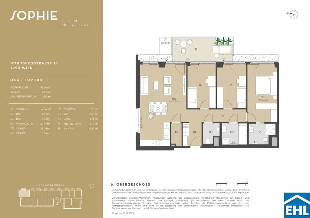 4-Zimmer-Wohnung kaufen in Wien – 93,6 m², € 715.300 – Bild 19 von 19