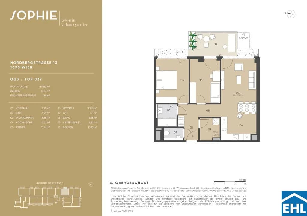 3-Zimmer-Wohnung kaufen in Wien – 69,83 m², € 676.900 – Bild 19 von 19