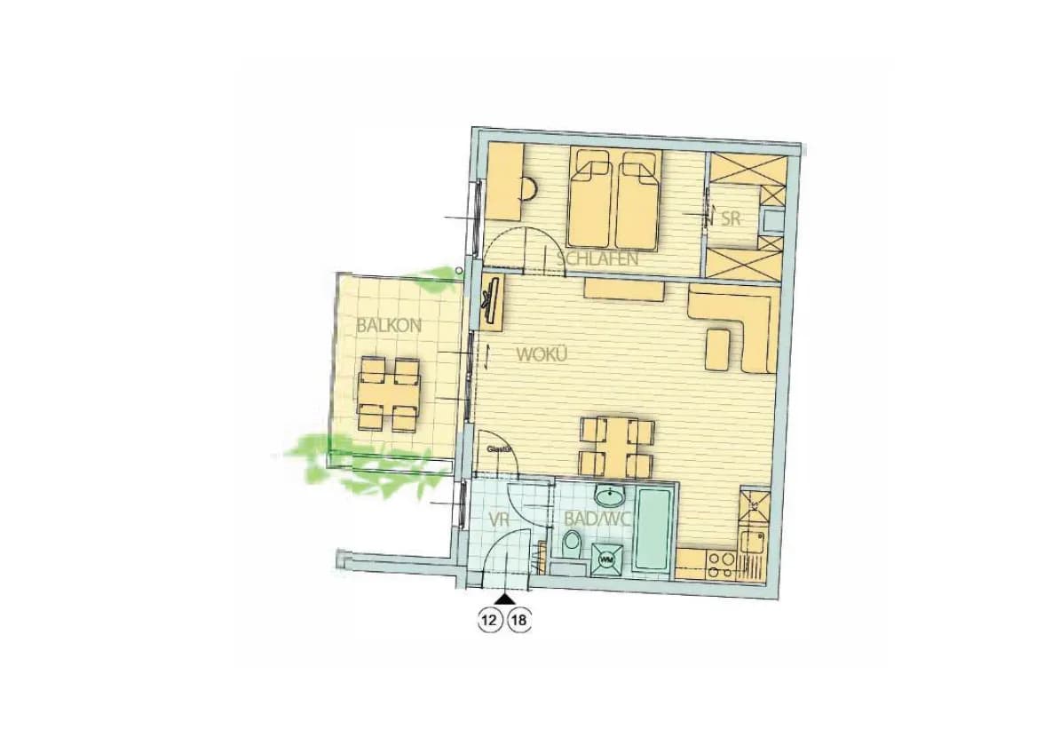 2-Zimmer-Wohnung kaufen in Wien – 47 m², € 325.000 – Bild 9 von 12