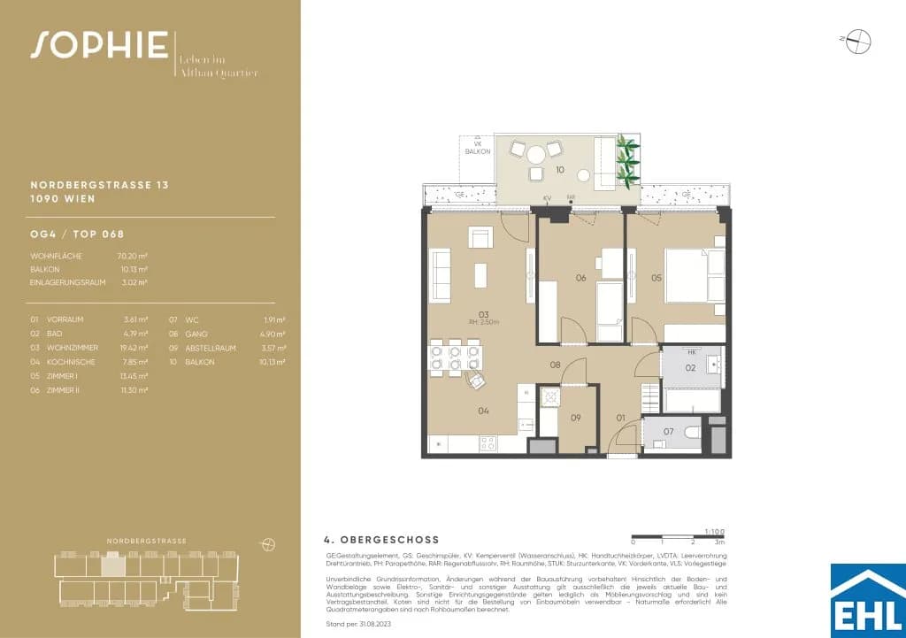 3-Zimmer-Wohnung kaufen in Wien – 70,2 m², € 696.900 – Bild 19 von 19