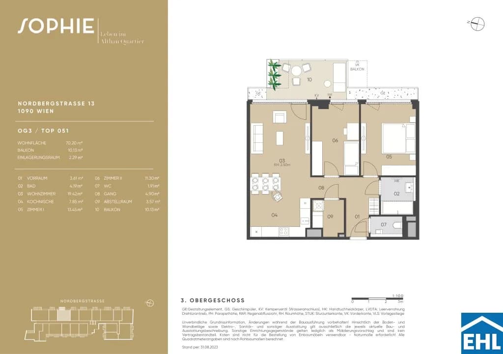 3-Zimmer-Wohnung kaufen in Wien – 70,2 m², € 686.900 – Bild 19 von 19