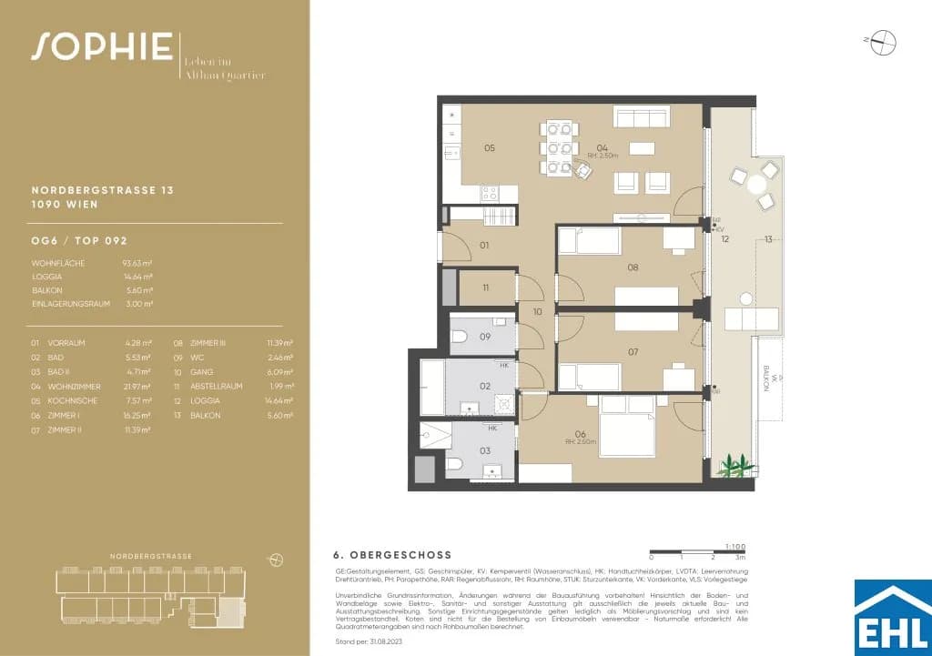 4-Zimmer-Wohnung kaufen in Wien – 93,63 m², € 1.017.800 – Bild 19 von 19