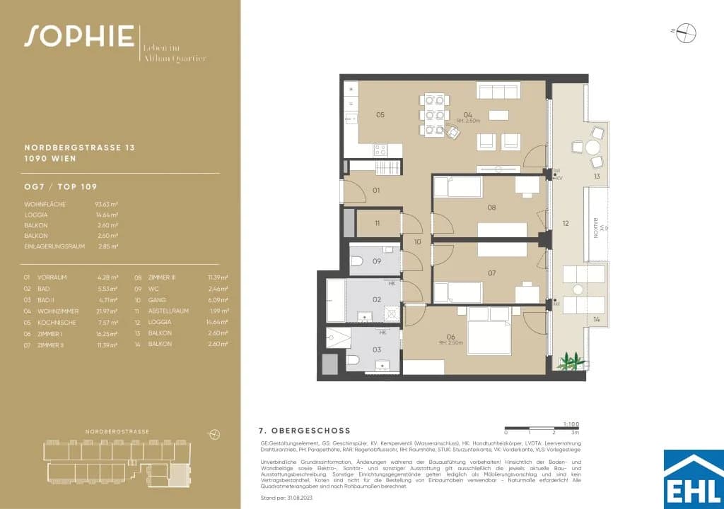 4-Zimmer-Wohnung kaufen in Wien – 93,67 m², € 949.000 – Bild 19 von 19