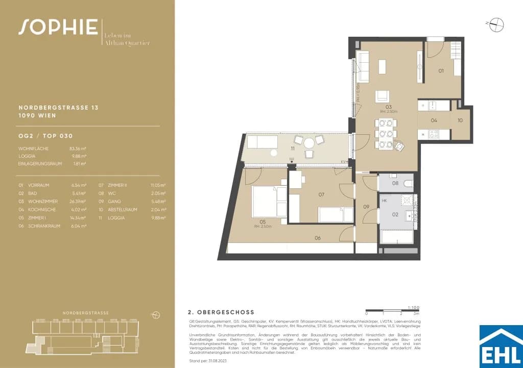 3-Zimmer-Wohnung kaufen in Wien – 83,36 m², € 686.400 – Bild 19 von 19