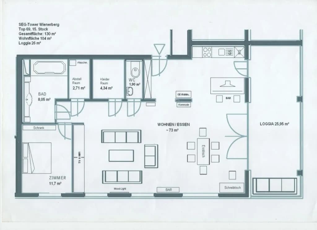 3-Zimmer-Wohnung kaufen in Wien – 126,03 m², € 519.000 – Bild 13 von 13