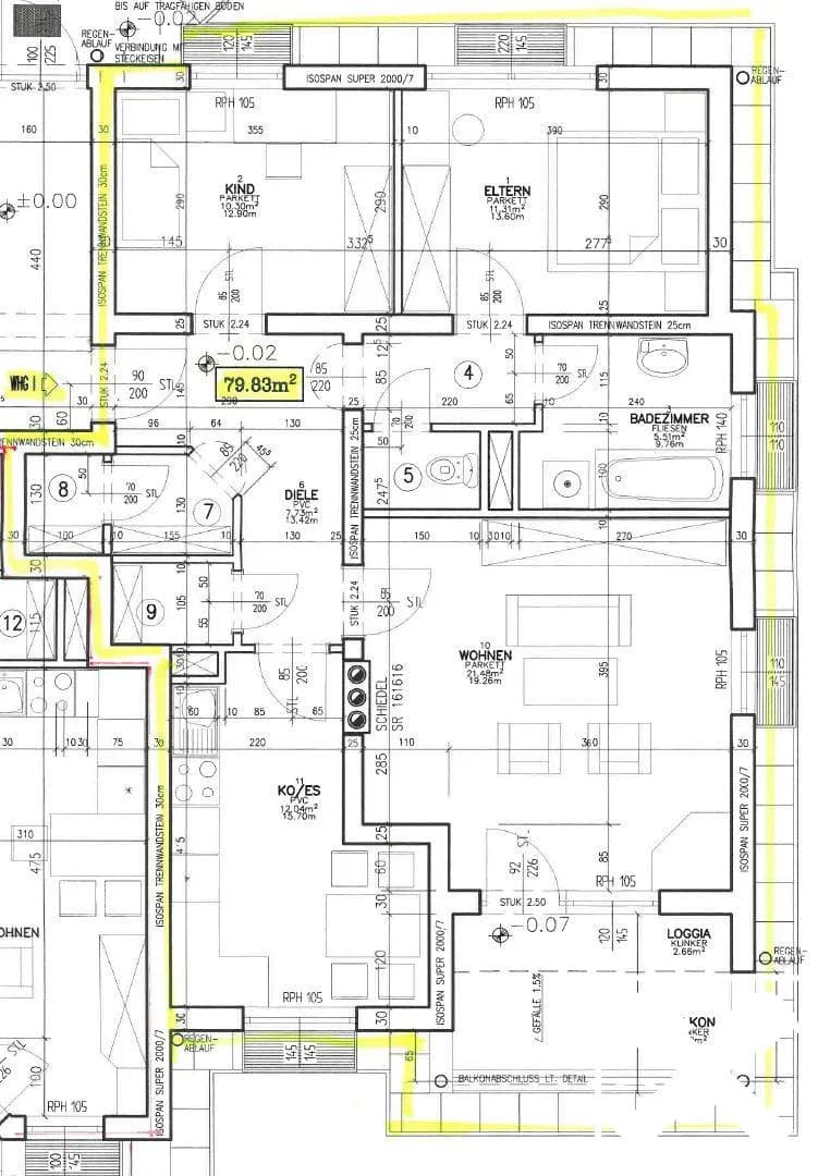 3-Zimmer-Wohnung kaufen in Feldkirchen – 79,83 m², € 248.000 – Bild 17 von 17