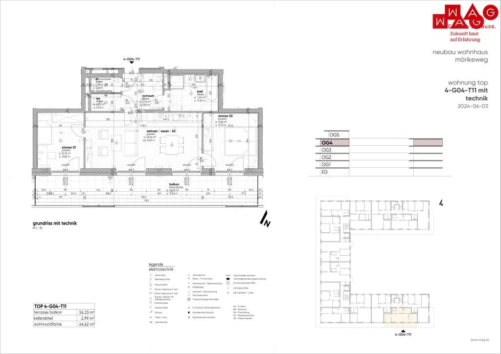 3-Zimmer-Wohnung kaufen in Linz – 64,62 m², € 458.430 – Bild 22 von 22