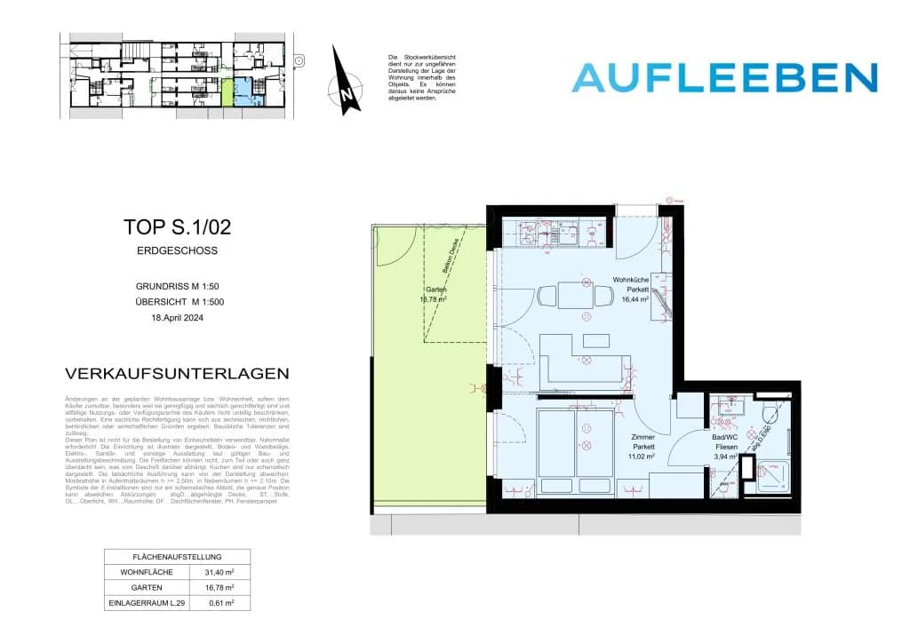 2-Zimmer-Wohnung kaufen in Wien – 31,32 m², € 259.900 – Bild 11 von 11