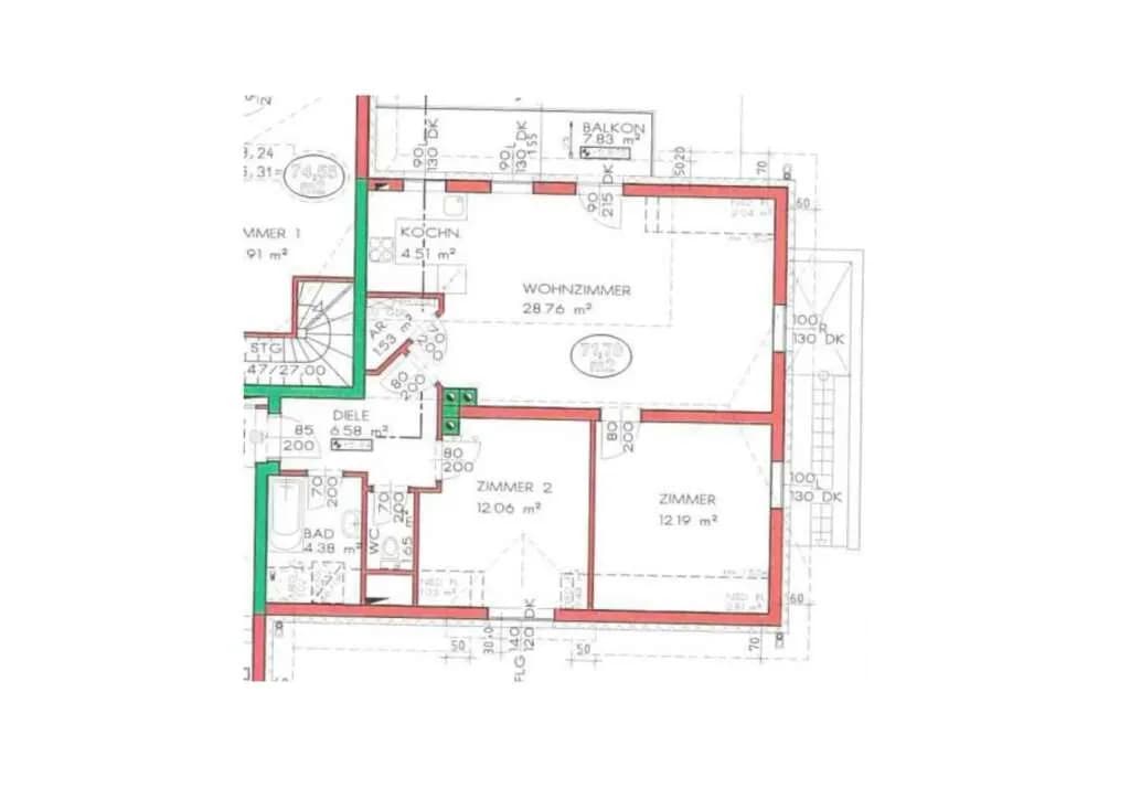 3-Zimmer-Wohnung mieten in Melk – 71,19 m², € 588 – Bild 24 von 24