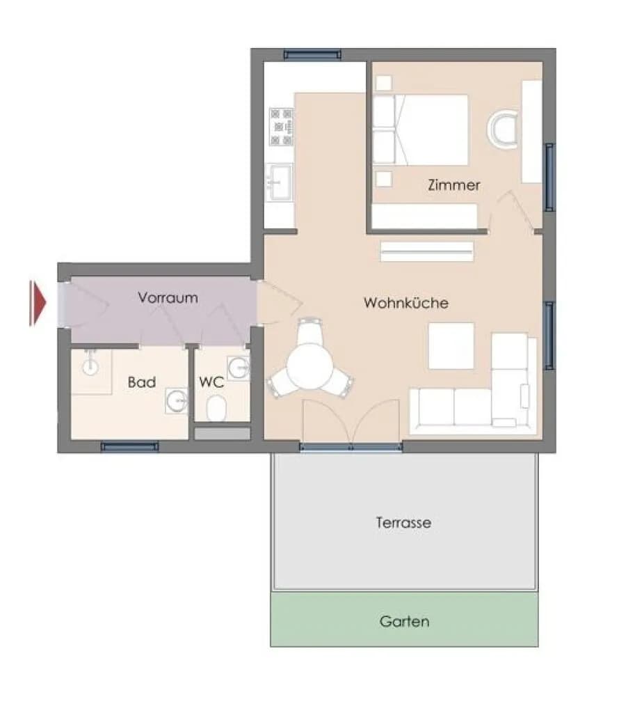 2-Zimmer-Wohnung kaufen in Mistelbach – 48,5 m², € 249.000 – Bild 8 von 8
