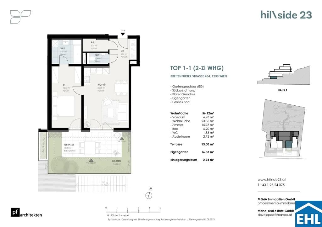 Immobilie kaufen in Wien – 56,12 m², € 292.500 – Bild 11 von 11