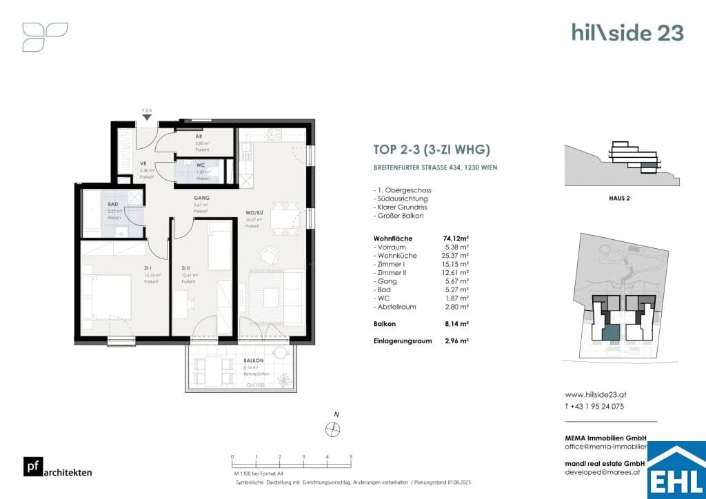 Immobilie kaufen in Wien – 74,12 m², € 413.500 – Bild 11 von 11