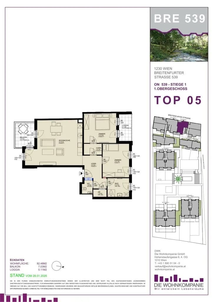3-Zimmer-Wohnung kaufen in Wien – 82,48 m², € 508.717 – Bild 12 von 12