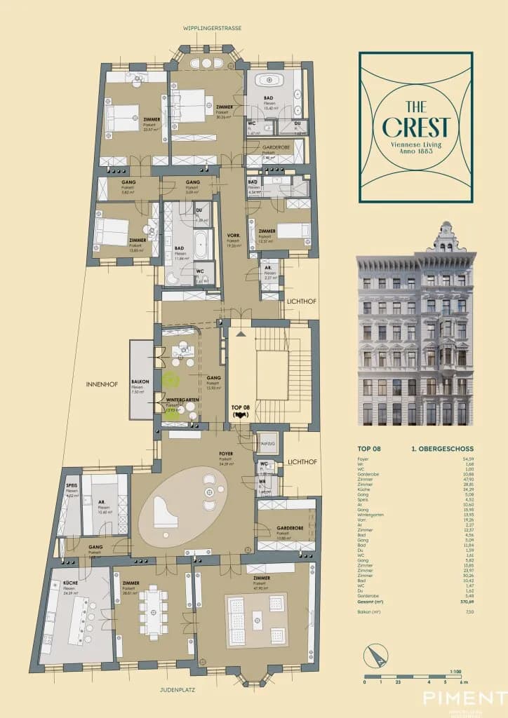 7-Zimmer-Wohnung kaufen in Wien – 369 m², € 8.500.000 – Bild 15 von 15