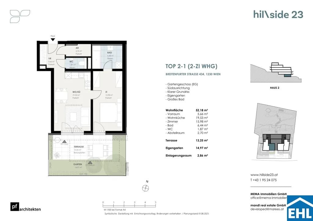 2-Zimmer-Wohnung kaufen in Wien – 52,18 m², € 319.500 – Bild 10 von 10