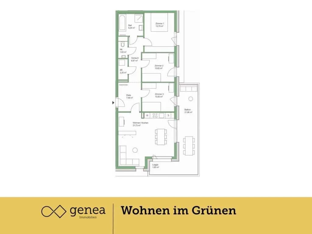 4-Zimmer-Wohnung kaufen in Graz – 91,92 m², € 480.000 – Bild 2 von 22